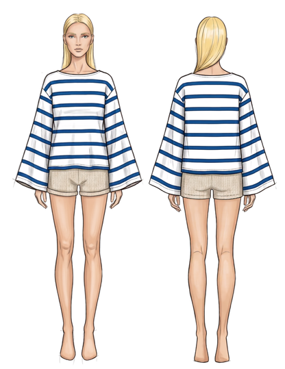 Moana Top -Digital PDF Sewing Pattern