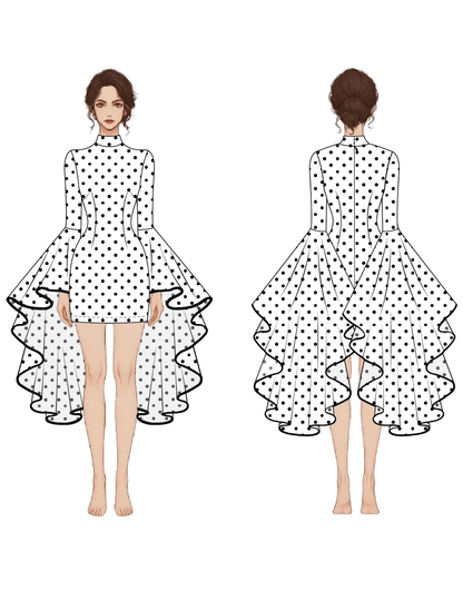 Mona Flow Dress -Digital PDF Sewing Pattern